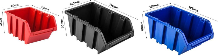 PAFEN Werkstattregal Wandregal | 1728 x 780 mm | Lagersystem mit Werkzeughalterungen und Stapelboxen