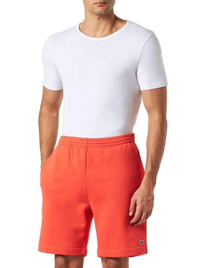 Lacoste Herren Kurze Trainingshose GH9627, Männer Sportshorts,Freizeithose,Regular Fit 1XG Watermelo