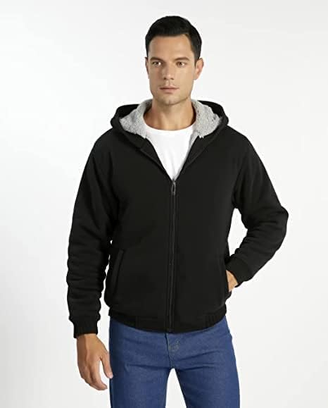 SwissWell Hoodies für Männer mit Kapuze Sweatshirts Reissverschluss Kapuzenjacke, M