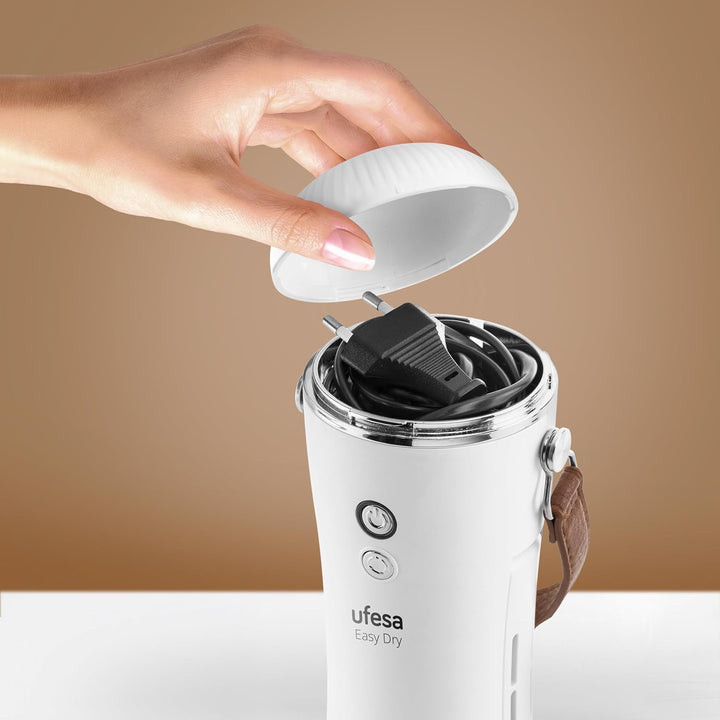 Ufesa Easy Dry, Wäschetrockner Klein, Bakterizides Desinfektionsgerät mit UV-Licht, Mini Trockner, D