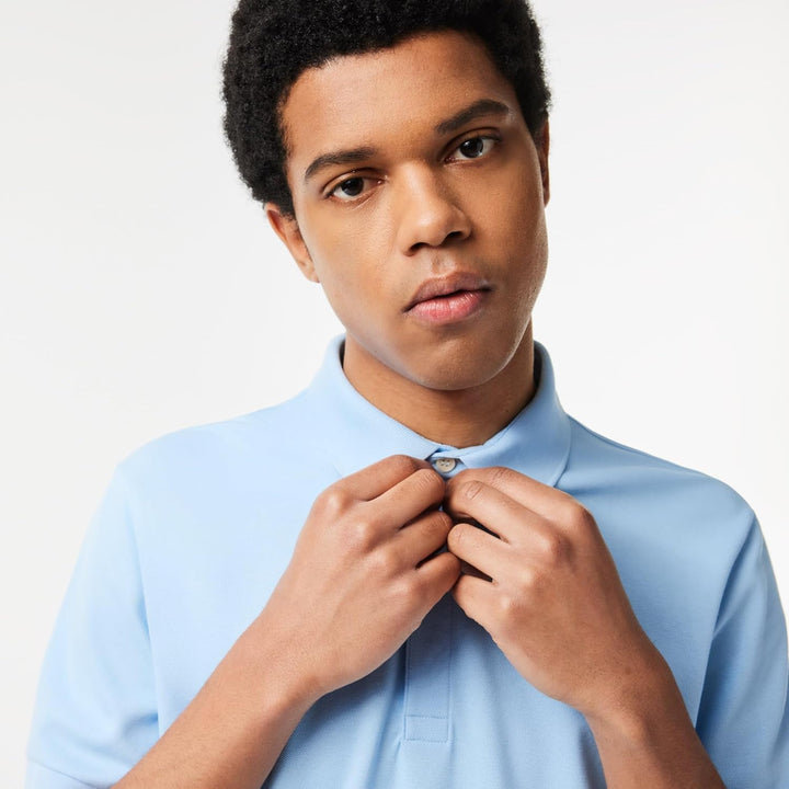 Lacoste Herren Polo-Shirt Kurzarm PH4012, Männer Polo-Hemd,2 Knopf,Slim Fit XS Blau (Panorama), XS B