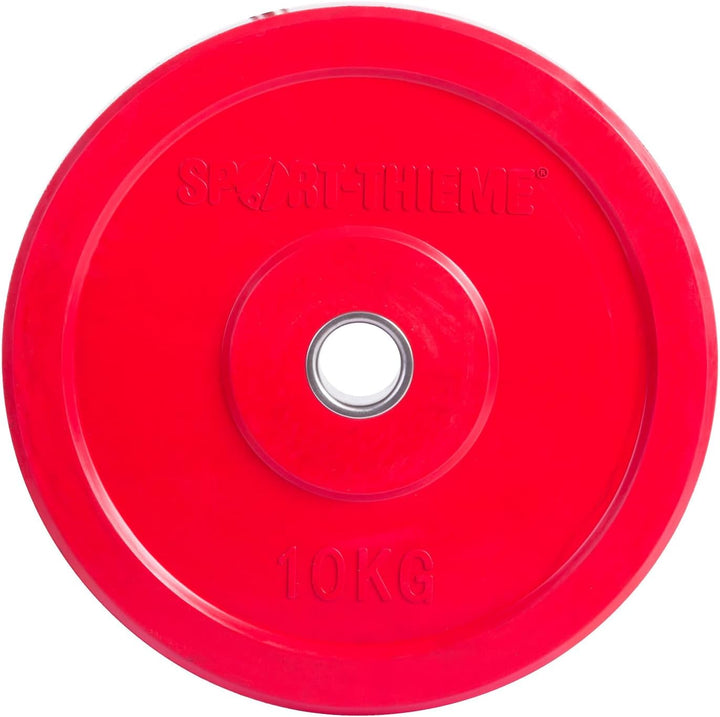 Sport-Thieme Hantelscheibe Bumper Plate, bunt | 50mm Gewichtscheibe | 5kg - 25kg | Vollgummiert mit