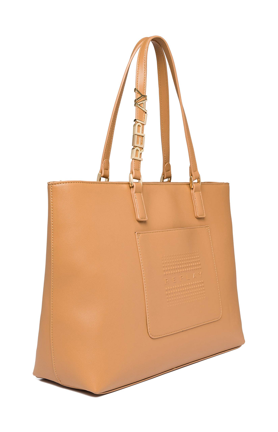 Replay Damen Fw3088 Henkeltasche 052 Pale Beige, 052 Pale Beige