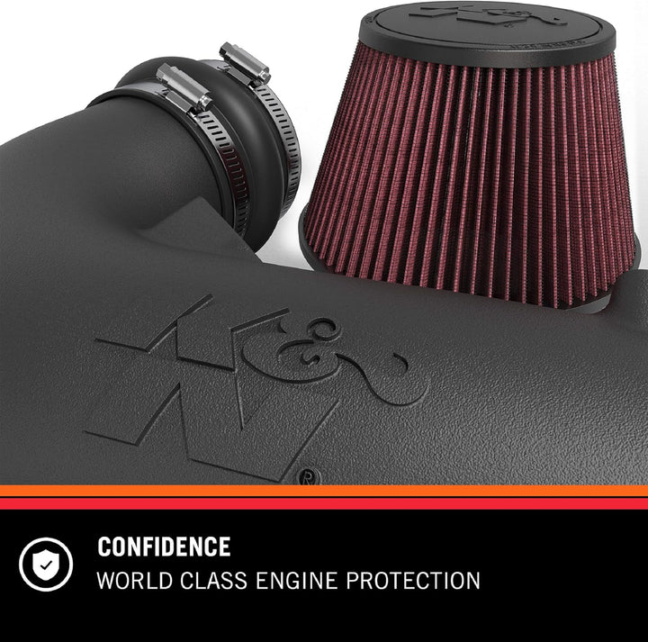 K&amp;N 57-1125 Waschbarer und wiederverwendbarer P Motorrad Luftansaugsystem
