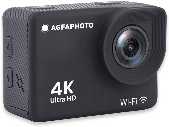 AgfaPhoto Realimove AC9000-30 m wasserdichte Digitale Action-Kamera (True 4K, EIS Anti-Shake, 170 °