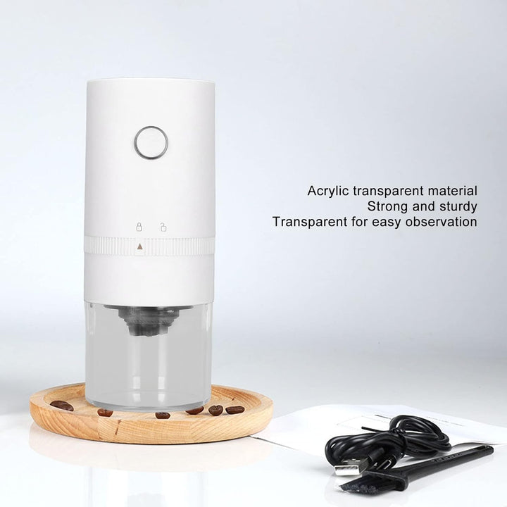 Topyond Elektrische Kaffeebohnenmühle,USB Aufladung,USB Aufladung Für Die Küche zu Hause,Kabellos,Tr