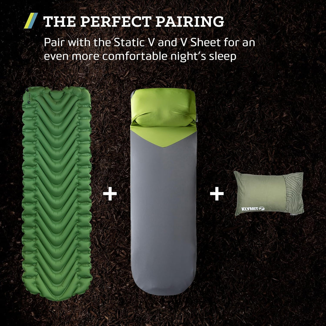 Klymit Unisex's Drift Camping Pillow, Green, Regular, Einheitsgrösse (1er Pack) Einheitsgrösse (1er