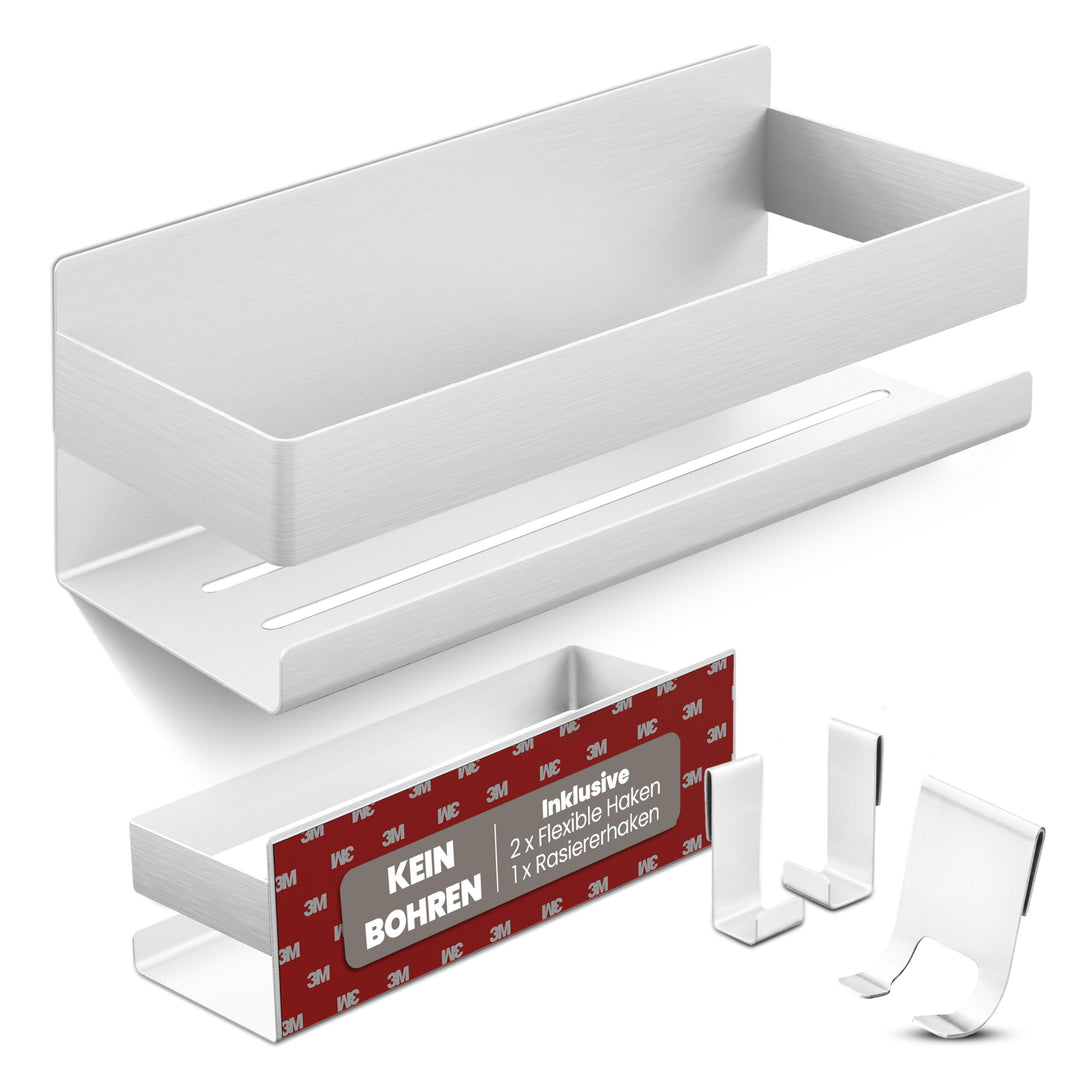 Duschablage Ohne Bohren - Badregal - Badezimmer Organizer - Duschregal - Bad Organizer - Badezimmer
