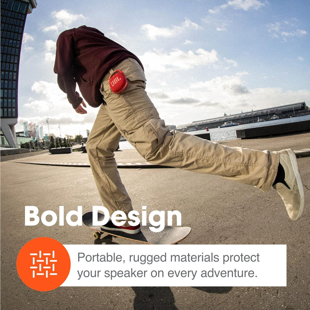 JBL Clip 4 Waterproof Portable Bluetooth Speaker with up to 10 Hours of Battery - Green Grün Clip 4,