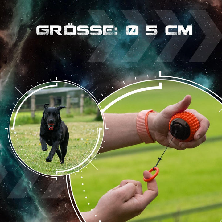 Blazar Jet - Ø 5 cm - Hundespielzeug - Hundeball - Kunststoff - Apportierspielzeug - Interaktives Hu