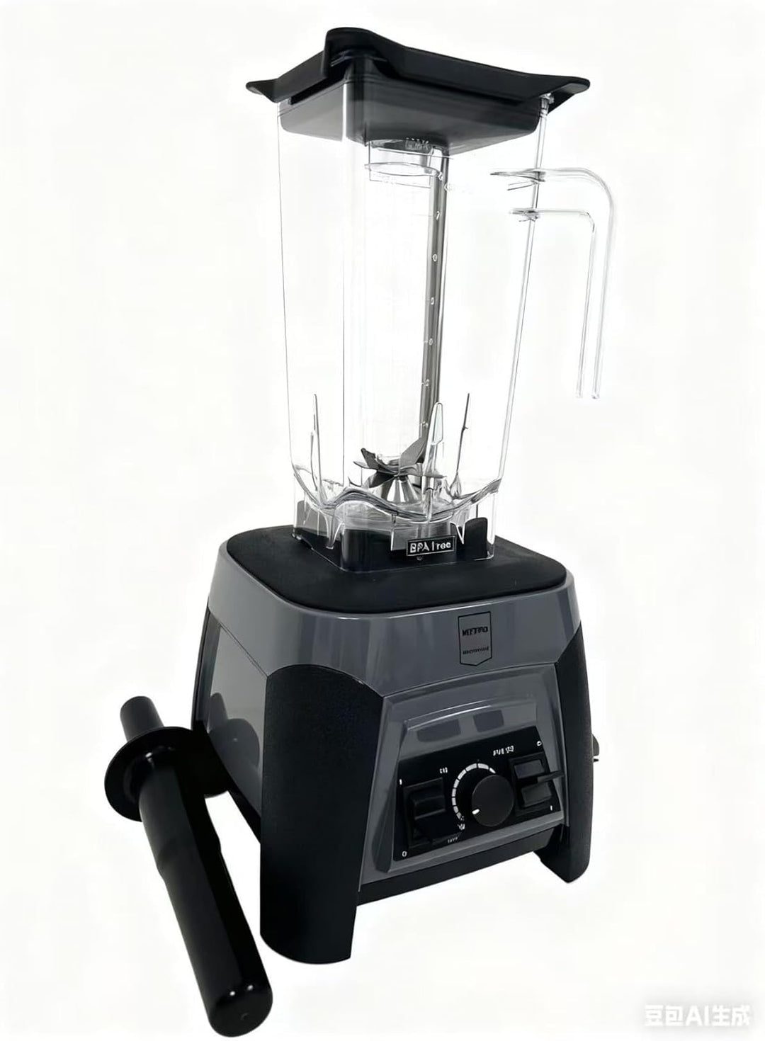 METRO Professional Bar-Mixer GBB1000, ABS/Gummi/Tritan/TPE, 22.5 x 24.3 x 47.9 cm, 1500 W, 2 L, grau