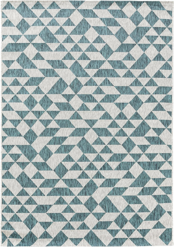 benuta Nest Teppich Cleo - Kunstfaser - Outdoor geeignet - Rechteckig & im Style:  Geometrisch, Retr