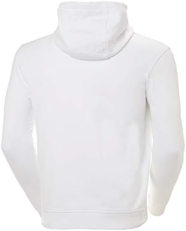 Helly Hansen Herren Hh Logo Hoodie Sweatshirt mit Kapuze (1er Pack) Weiss M Buchstabenmuster, Weiss