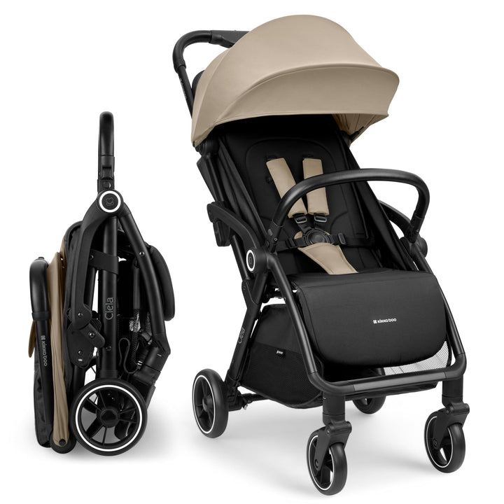 KikkaBoo Buggy Kinderwagen Reisebuggy CIELA, Bis 22 kg, Leicht (7,1 kg), One-Hand-Faltbar, Atmungsak