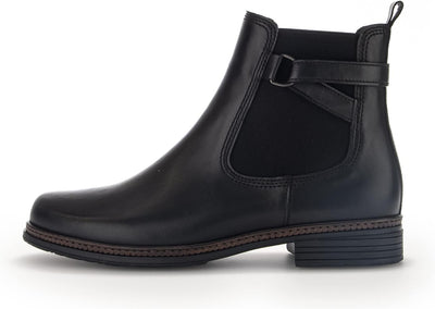 Gabor Damen Chelsea Boots, Frauen Stiefeletten,Wechselfussbett,Best Fitting 38.5 EU Schwarz, 38.5 EU