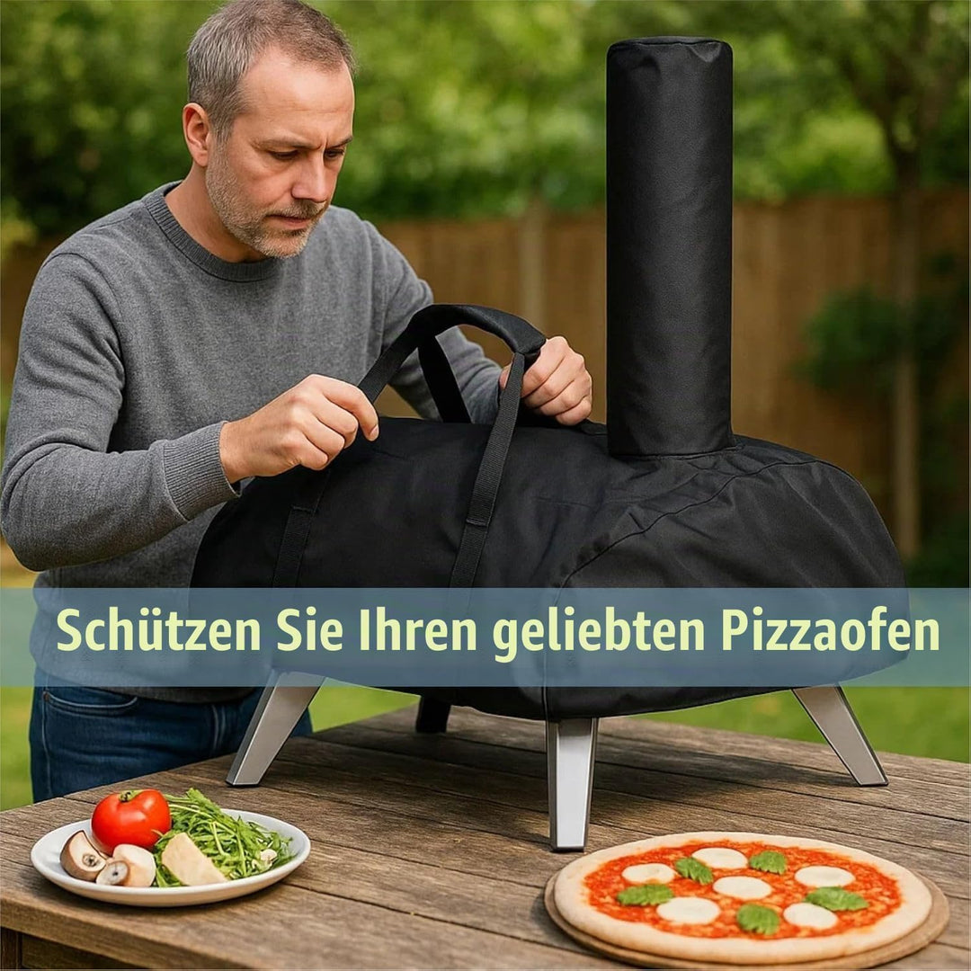 Pizzaofen Abdeckung für Ooni karu 12, 420D Wasserdicht Pizzaofen Tragetasche Oxford-Stoff Pizzaofen