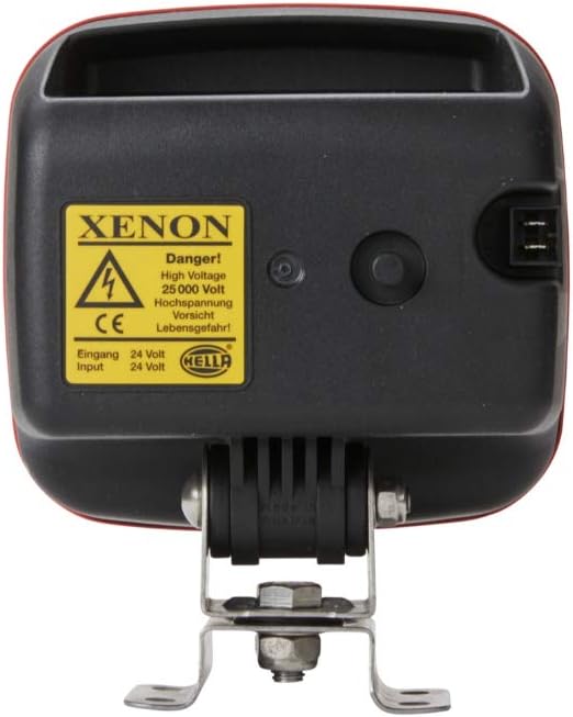 HELLA - Xenon-Arbeitsscheinwerfer - AS 200 - 24V - Anbau/Schraubanschluss - 4-Punkt Befestigung - Na