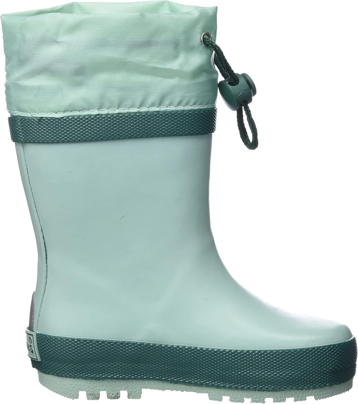 Playshoes Unisex Kinder Gummistiefel Zugband Regenstiefel 20 EU Grün, 20 EU Grün
