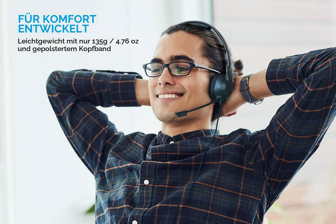 Creative HS-720 V2 Kopfhörer USB-Headset, Mikrofon mit Geräuschunterdrückung für PC, Laptop, Inline-