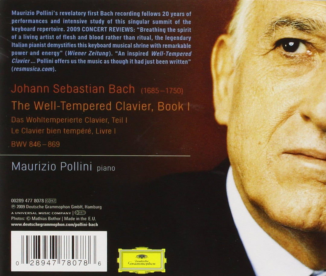 Das Wohltemperierte Klavier I, Audio-CD