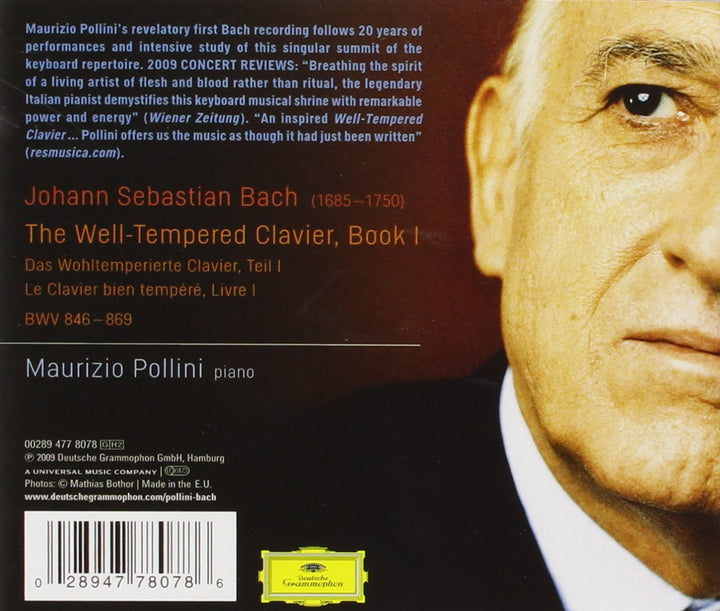 Das Wohltemperierte Klavier I, Audio-CD