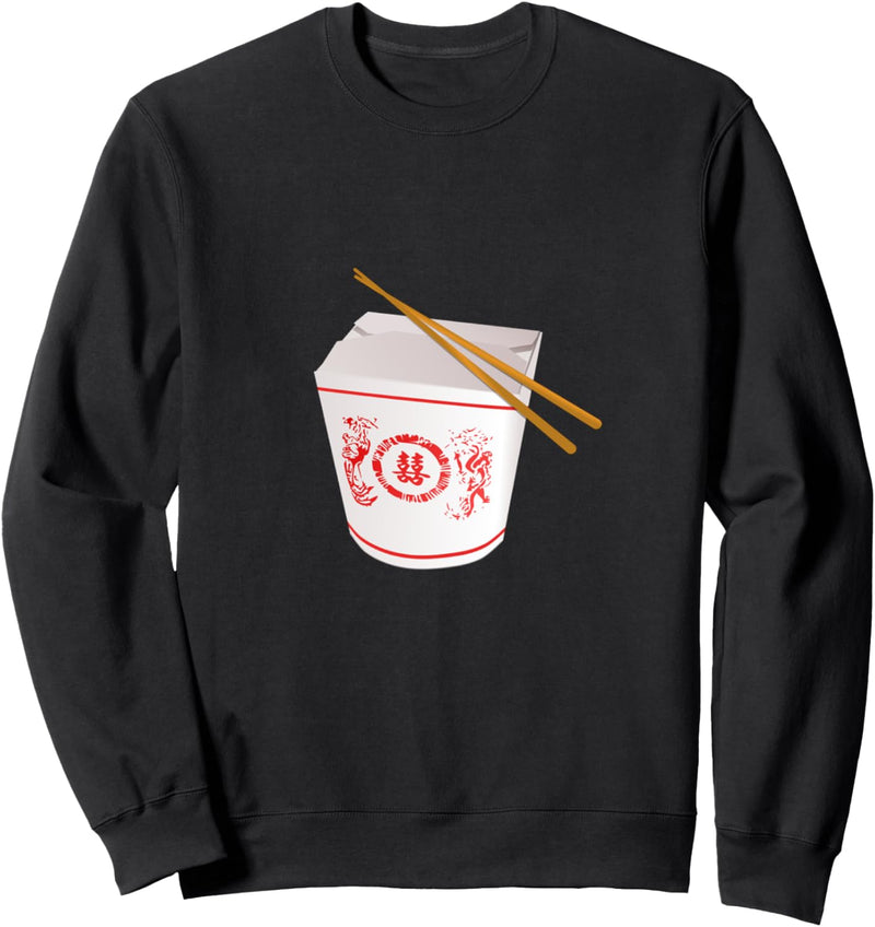 Take Out chinesischer Lebensmittelbehälter Sweatshirt