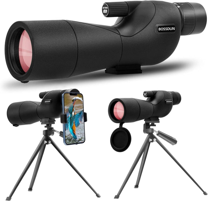 25-75X60 Spektive für Zielschiessen, Jagd, Vogelbeobachtung, Wildtierbeobachtung. Low Light Vision S