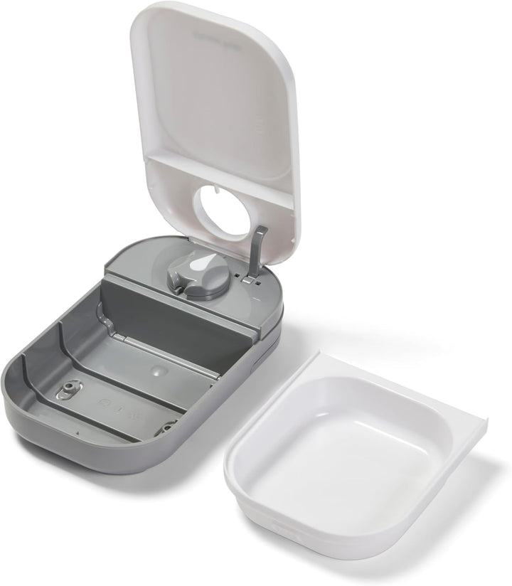 Closer Pets C100 One Meal Automatischer Futterspender für Katzen und kleine Hunde mit Edelstahl-Futt