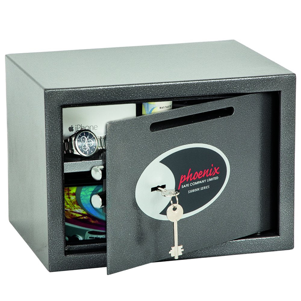 Phoenix SS0802KD Vela Deposit Home & Office Safe mit Schlüsselschloss (klein)