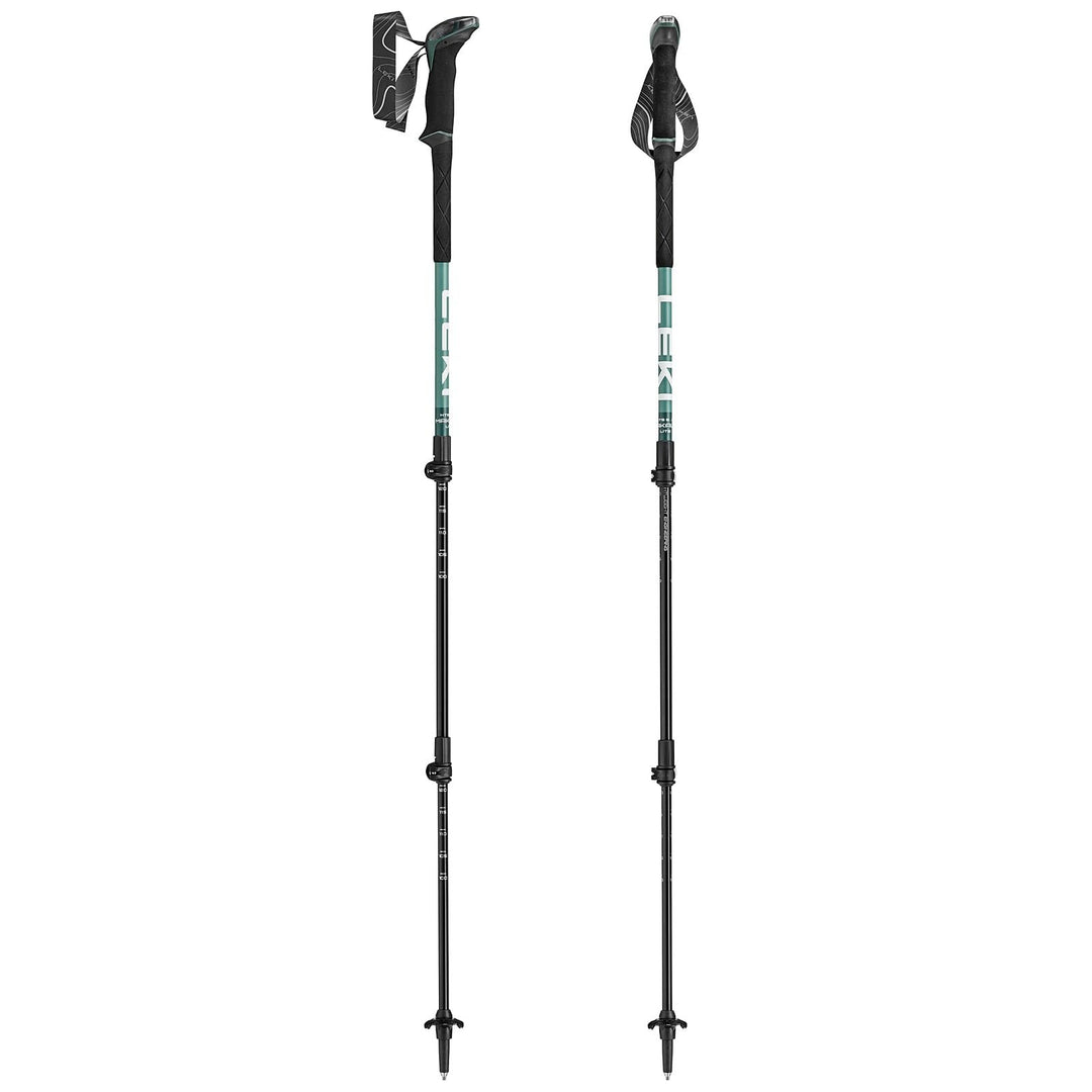 LEKI Makalu Lite malachite green-dark malachite green-white 100 - 135 cm, malachite green-dark malac