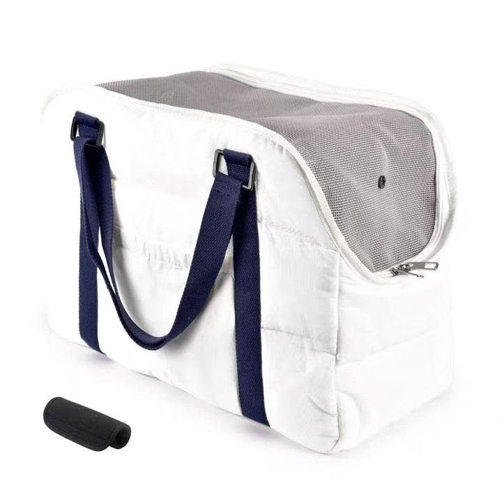 Handtaschen für kleine Hunde, Hundetragetaschen mit sicherem Geschirrclip, gepolstertem Baumwollinne