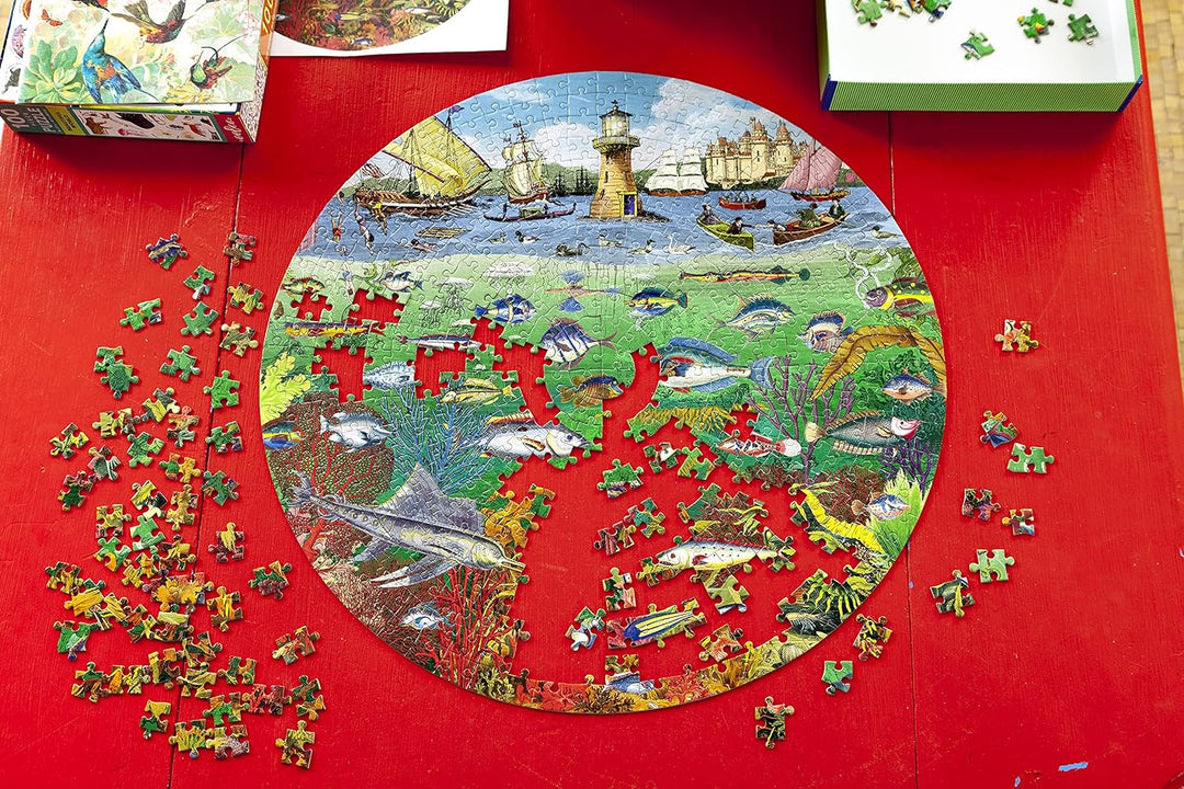 eeBoo PZTSE2 Lobsters, 1000 Teile, Seagull Garden – Puzzle für Erwachsene aus recyceltem Karton Mehr