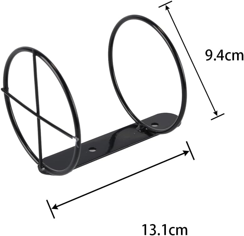 An der Wand montierter Spiralflaschenhalter aus Metall zur Aufbewahrung in der Hausbar