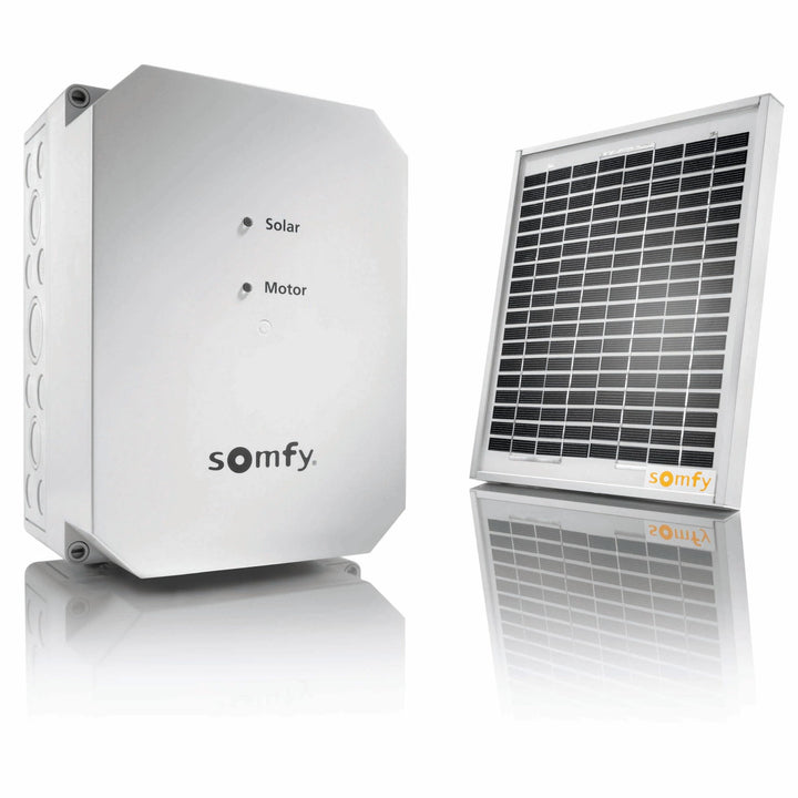 Somfy 2400961 - Solarmodul zur Stromversorgung von RTS Motoren I Energiesparend