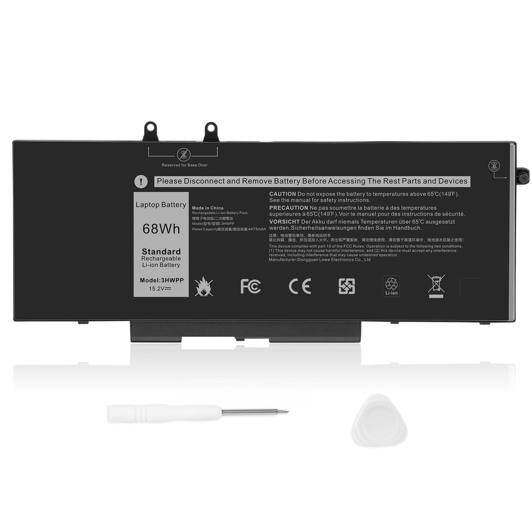 ASUNCELL 15.2V/68Wh 3HWPP 10X1J Laptop Akku für Dell Latitude 14 5401 5411 15 5501 5511 Precision 35