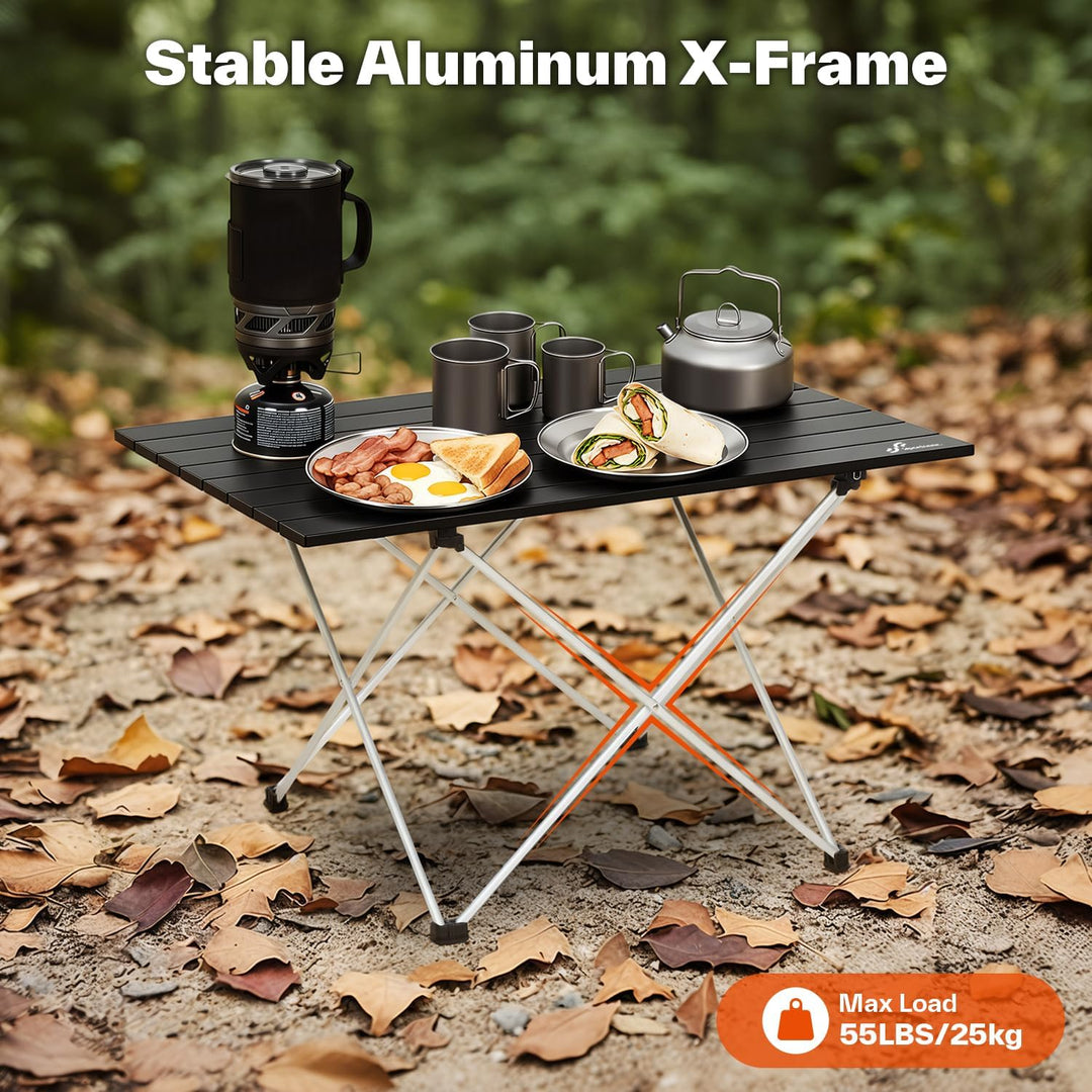 Campingtisch Klapptisch Camping, Aluminium Klapptisch Camping Tisch Faltbarer Picknick-Tisch Tragbar