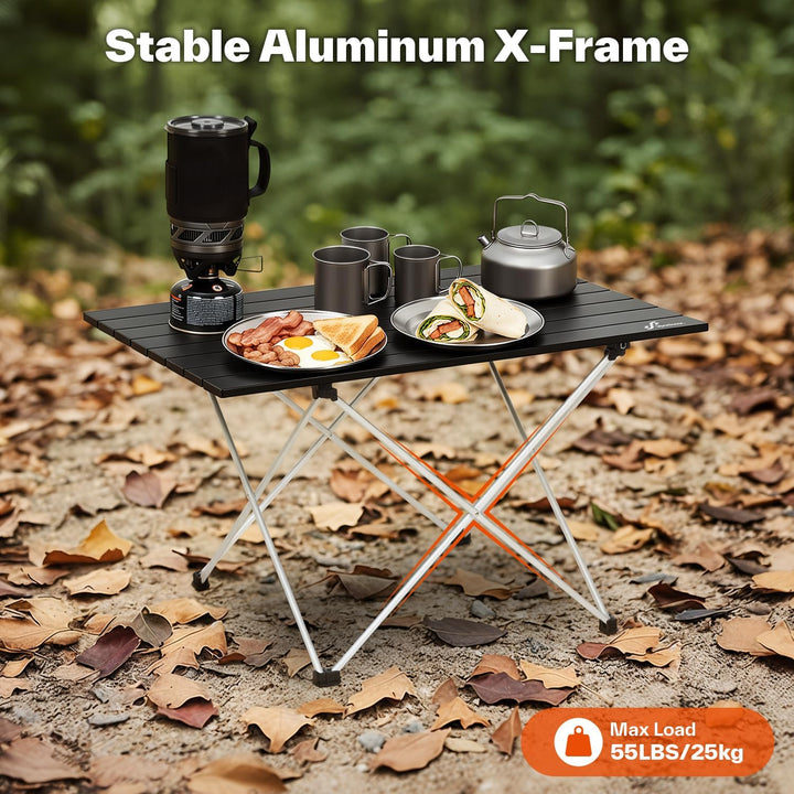 Campingtisch Klapptisch Camping, Aluminium Klapptisch Camping Tisch Faltbarer Picknick-Tisch Tragbar