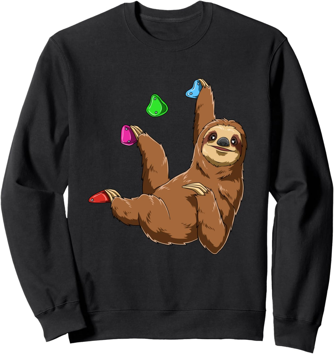 Cooles Faultier - Boulder Klettern Sweatshirt