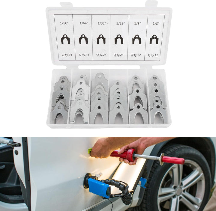CHICIRIS 144pcs Auto Alignment Body Shim Kit Zum Einstellen von Körperteilen oder Sturzausrichtungss