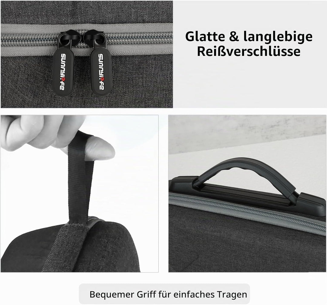 ZJRXM Tasche für DJI Mini 4 Pro Drone Zubehör, RC 2 Tasche RC-N2 Tasche Tragbare Reisetasche Trageta