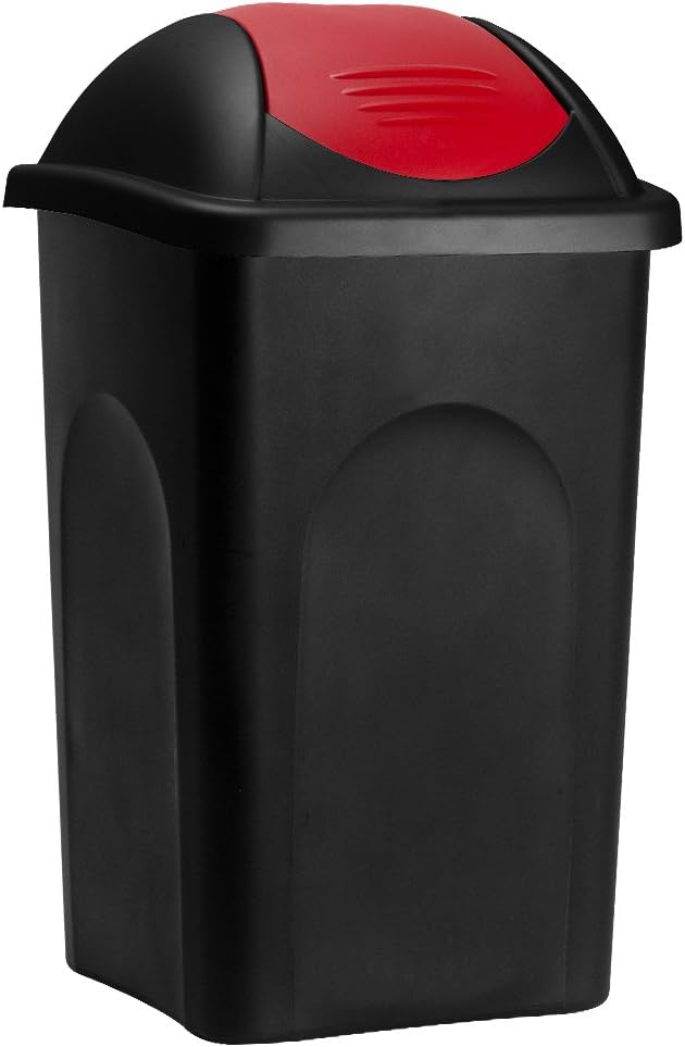 Deuba® 4X Mülleimer Set mit Schwingdeckel 60L Abfalleimer Automatik Geruchsarm Küche Bad Biomüll Gel