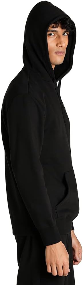 PUMA Herren ESS Small Logo Hoodie FL Sweat M Schwarz, M Schwarz
