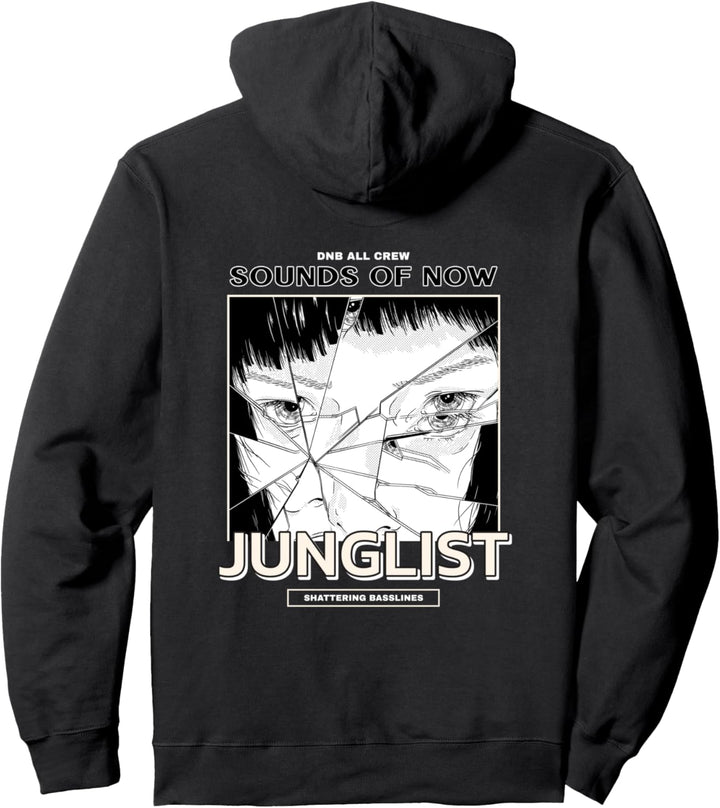 Junglist 174 BPM DnB Music Liquid EDM Rave Drum And Bass Pullover Hoodie