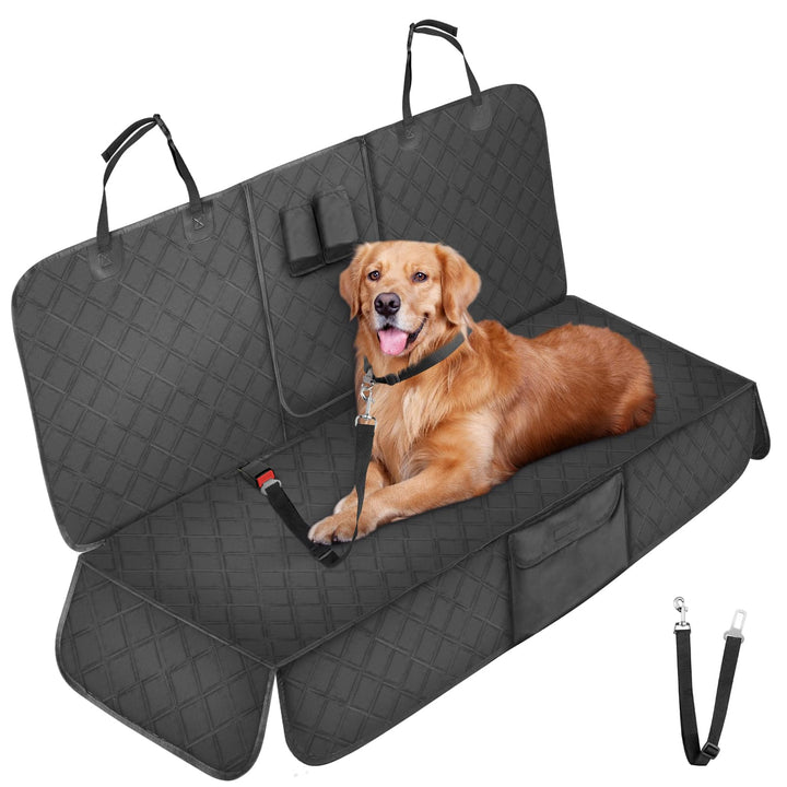 EYPINS Hundedecke Auto Rückbank Kratzfeste, wasserdichte Autoschondecke Hund Rücksitz, rutschfeste,