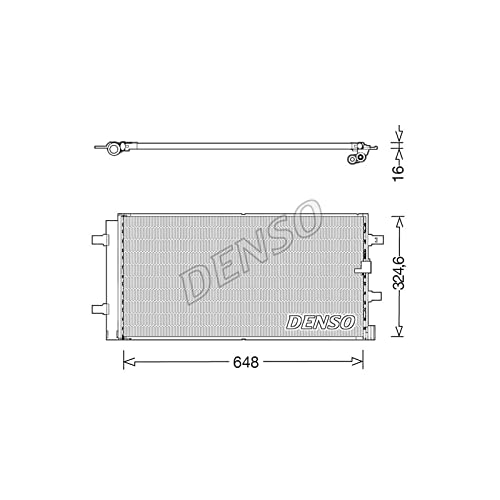 DENSO DCN02044 Kondensator, Klimaanlage Kondensator Klimaanlage, Kondensator, Klimakühler
