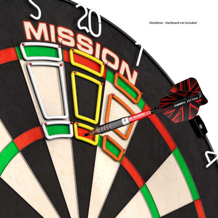 Mission Darryl Fitton's Accuracy Trainer Dartboard