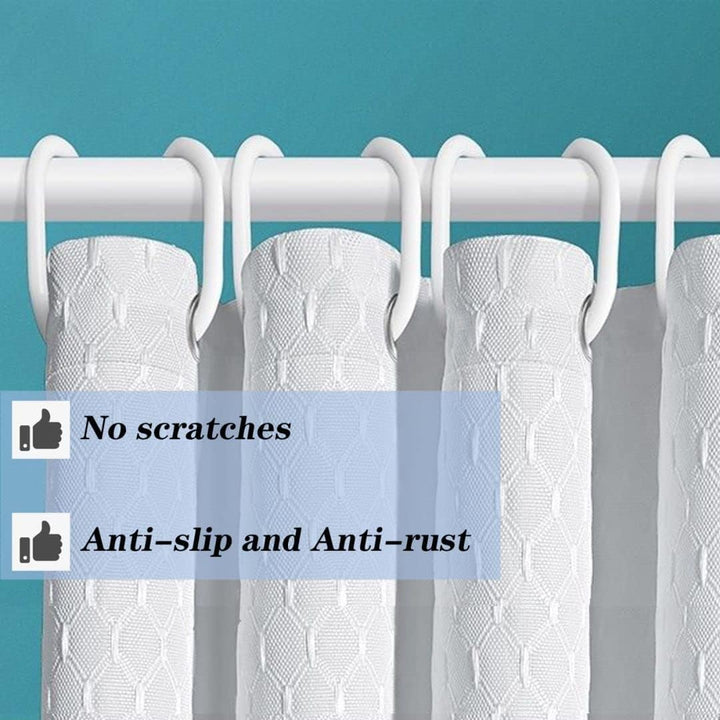 1 Stück Duschstange ohne Bohren Edelstahl Gardinenstange ohne bohren Einstellbar Duschvorhangstange,