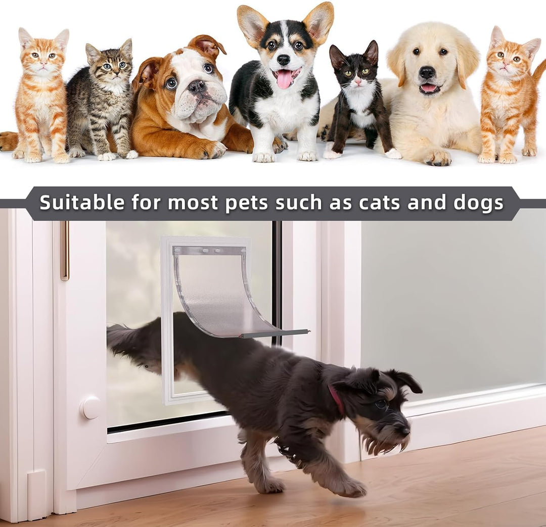 Ersatzklappen für Hunde und Katzen, Ersatztüren für Hunde und Katzen, kompatibel mit PetSafe, Medium