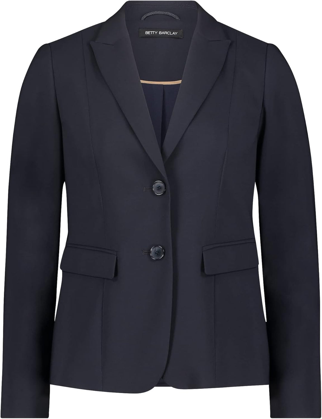 Betty Barclay Damen Kurzblazer Langarm 36 Blau, 36 Blau