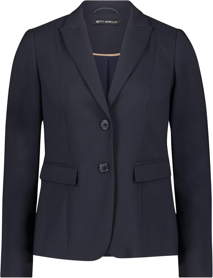 Betty Barclay Damen Kurzblazer Langarm 36 Blau, 36 Blau